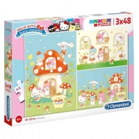 Toysrus  Hello Kitty - Puzzle 3 en 1