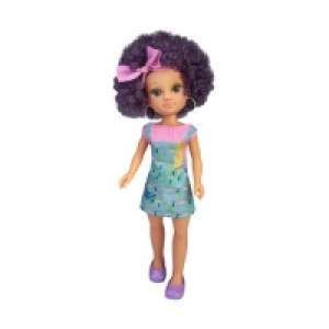 Nancy - Muñeca curly power - Pelo morado