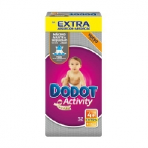 Dodot - Pañales Activity Extra T4 (10-15kg) 52 Unidades 24.99 €