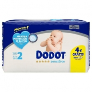 Toysrus  Dodot - Pañales Sensitive T2 (4-8 kg) 39 unidades