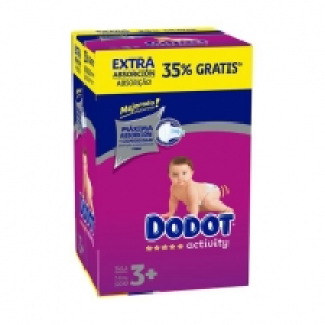 Toysrus  Dodot - Pañales Activity Extra T3+ (7-11 kg) 120 Unidades