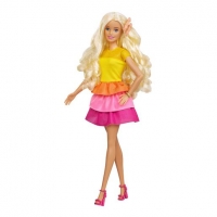 Toysrus  Barbie - Muñeca Crea sus Ondas y Rizos