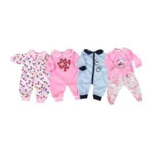 Toysrus  Set de 4 Conjuntos de Ropa de Muñeca 36 cm