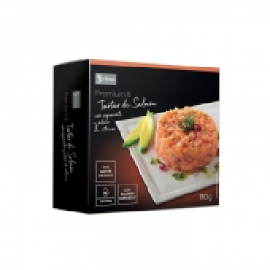 Tartar de salmón con aliño Premium 4.99 €