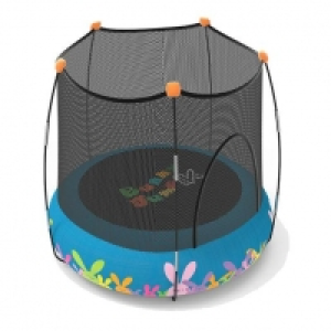 Toysrus  Parque de juegos con cama elástica Azul