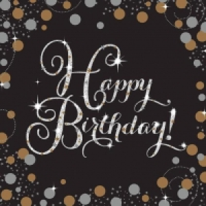 Pack 16 Servilletas Happy Birthday 2.99 €