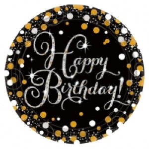 Pack 8 Platos Happy Birthday 2.99 €