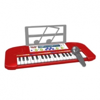 Toysrus  Musicstar - Piano rojo con 37 teclas y micrófono