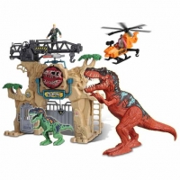 Toysrus  Dino Valley - Playset dinosaurios con helicóptero
