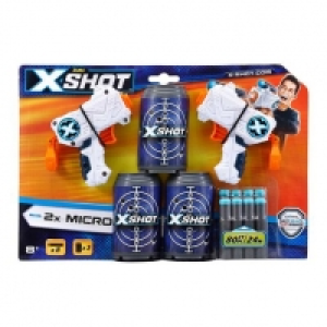 Toysrus  X-Shot - Pack 2 pistolas Micro con 8 dardos