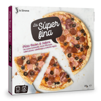 LaSirena  Pizza La Súper fina bacon y salami
