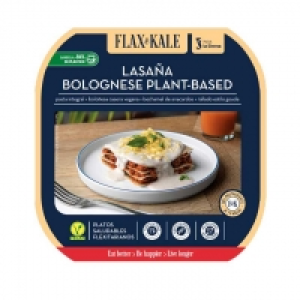 Lasaña boloñesa vegana Flax&Kale 3.99 €