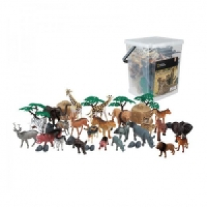 Toysrus  Cubo de Animales Salvajes 45 Piezas