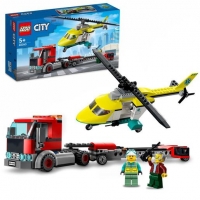 Toysrus  LEGO City - Transporte del helicóptero de rescate - 60343