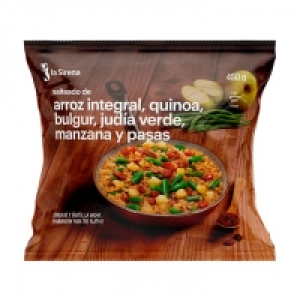 Arroz integral con pasas y manzana 2.99 €