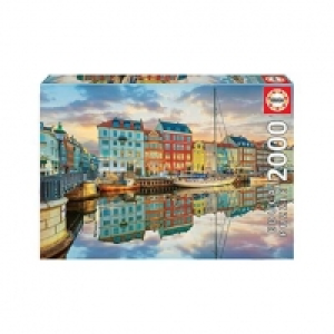 Educa Borrás - Puerto de Copenhague - Puzzle 2000 piezas