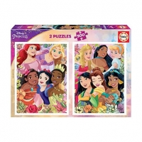 Toysrus  Educa Borrás - Disney Princess - 2 puzzles 500 piezas