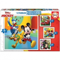 Toysrus  Educa Borrás - Pack 4 puzzles progresivos Mickey and Friends