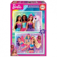 Toysrus  Educa Borras - 2 Puzzles Barbie 48 piezas