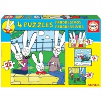 Toysrus  Educa Borrás - Simon - Pack 4 puzzles progresivos