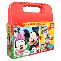 Toysrus  Educa Borrás - Mickey Mouse - Maleta Puzzles Progresivos