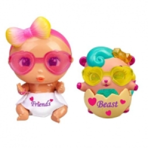 Toysrus  The Beasties Bellies - Pack muñeco con accesorios - Arcoíris