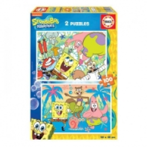Educa Borras - 2 Puzzles Bob Esponja 100 piezas 12.99 €