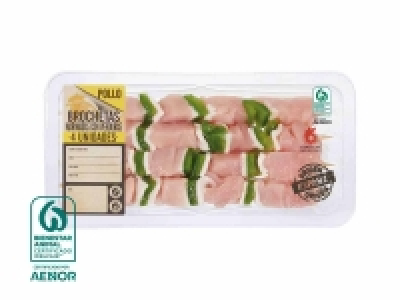 Brocheta de pollo marinado y verduras 2.69 €