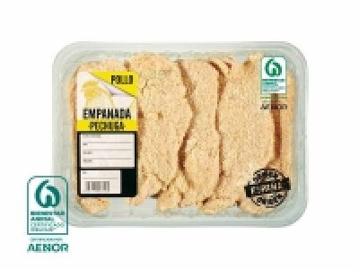 Pechuga de pollo fileteada empanada 2.99 €