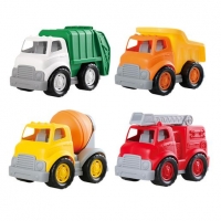 Toysrus  Playgo - Pack 4 Camiones Mighty Wheels