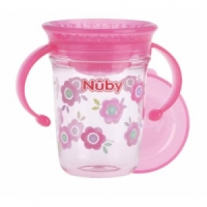 Nuby - Taza mágica 360º hecha con tritan - Rosa 14.99 €