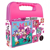 Toysrus  Educa Borrás - Minnie Mouse - Maleta Puzzles Progresivos