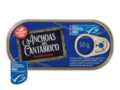 Anchoas Cantábrico aceite oliva MSC