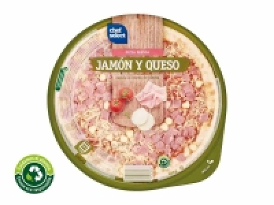 Pizza fresca jamón y queso 1.89 €