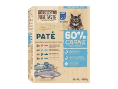 Lidl  Alimento para gatos Pure taste surt. (carne/ pescado)