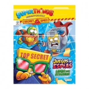 Toysrus  Superthings - Juegos de espías - Libro con stickers