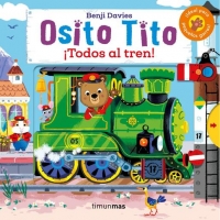 Toysrus  Osito Tito - Libro ¡Todos al Tren!