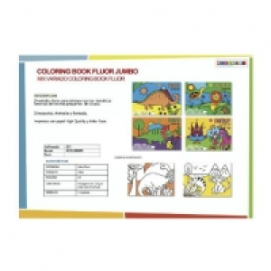 Toysrus  Libro para colorear flúor dinos (varios modelos)