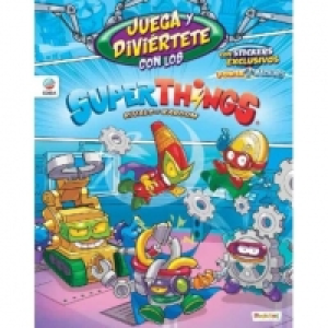 Toysrus  SuperThings - Libro para colorear Juega y Diviértete