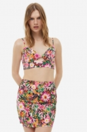 HM  Crop top estampado