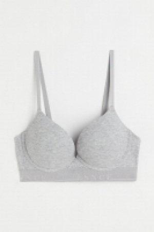 Bralette super push-up en punto de algodón 17.99 €