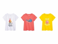 Lidl  Camisetas infantiles veraniegas pack 3