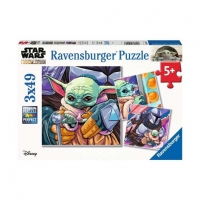 Toysrus  Ravensburger - The Mandalorian pack puzzles 3x49 piezas