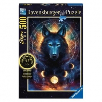 Toysrus  Ravensburger - Lobo brillante - Puzzle 500 piezas