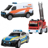 Toysrus  Motor & Co - Pack 3 vehículos de emergencia