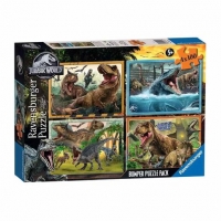 Toysrus  Ravensburger - Jurassic World - Pack 4 puzzles 100 piezas