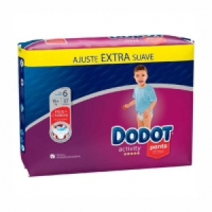 Toysrus  Dodot - Pañales Pants Activity Extra T6 (+15 kg) 37 Unidades