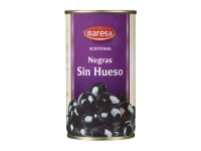 Aceitunas negras sin hueso 0.75&nbsp;&euro;