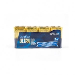 Ultra - Pack 4 Pilas 9V Ultra Alcalinas 4.99 €