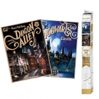 Toysrus  Harry Potter - Pack de 2 pósteres retro Hogwarts y Diagon
